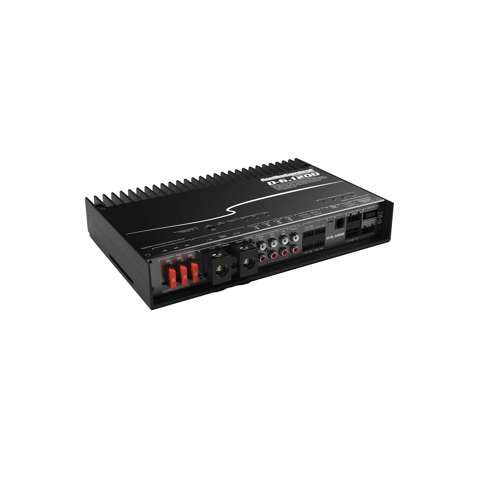 D-6.1200 High-Power 6-Channel DSP Matrix Amplifier w/AccuBASS - Image 3