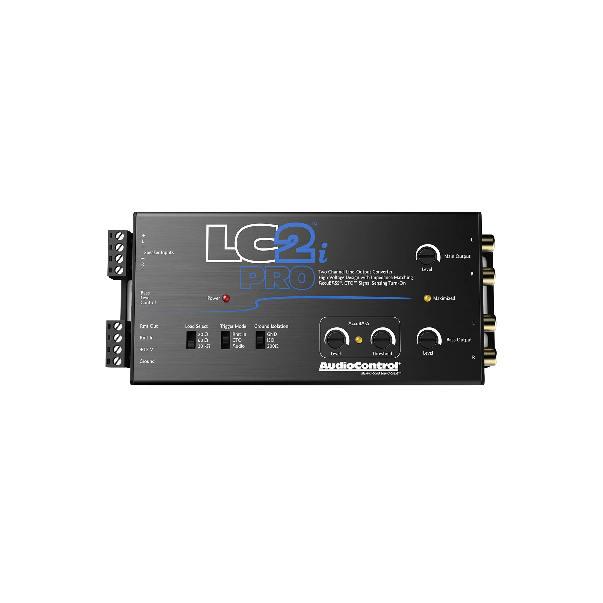 LC2i PRO 2-Channel Line Output Converter w/AccuBASS - Image 3
